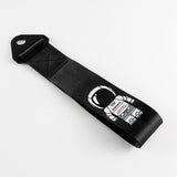 Honda ASIMO Racing Set Black Tow Strap for Front / Rear Bumper with Seat Belt Cover