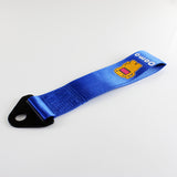 DOMO KUN Blue Racing Tow Strap for Front / Rear Bumper