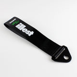 Illest Bride Black Racing Tow Strap for Front / Rear Bumper