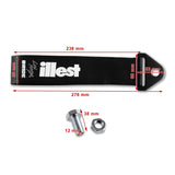 Illest Bride Black Racing Tow Strap for Front / Rear Bumper