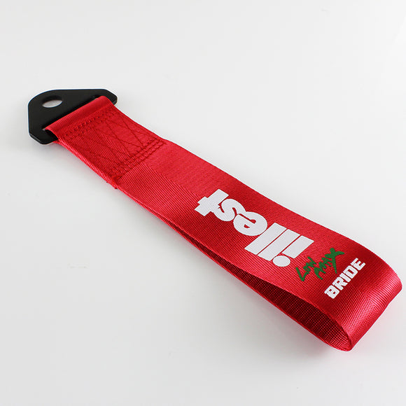 Illest Bride Red Racing Tow Strap for Front / Rear Bumper