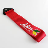 JDM Red Racing Tow Strap for Front / Rear Bumper