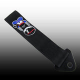 Mugen Black Racing Tow Strap for Front / Rear Bumper