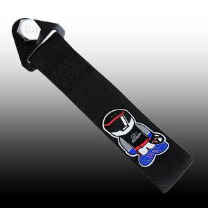 Mugen Black Racing Tow Strap for Front / Rear Bumper