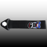 Mugen Black Racing Tow Strap for Front / Rear Bumper