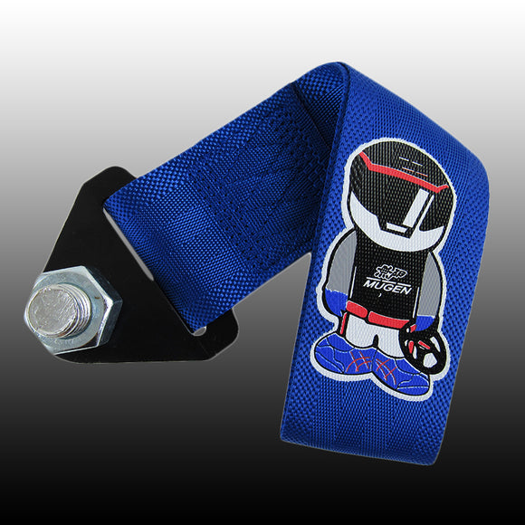 Mugen Blue Racing Tow Strap for Front / Rear Bumper
