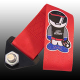 Mugen Red Racing Tow Strap for Front / Rear Bumper