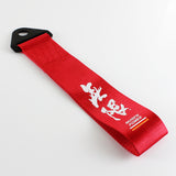 Mugen Power Red Racing Tow Strap for Front / Rear Bumper