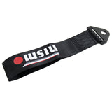 Nissan Nismo Black Racing Tow Strap for Front / Rear Bumper