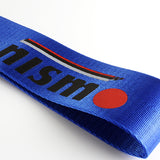 Nissan Nismo Blue Racing Tow Strap for Front / Rear Bumper