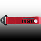 Nissan Nismo Red Racing Tow Strap for Front / Rear Bumper