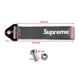Supreme3M Black Racing Tow Strap for Front / Rear Bumper