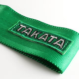 Takata Green Racing Tow Strap for Front / Rear Bumper