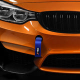 JDM TRD High Strength Tow Strap Front or Rear Bumper Towing Hook Blue Universal