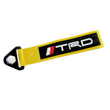 JDM TRD High Strength Tow Strap Front or Rear Bumper Towing Hook Gold Universal