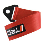 JDM TRD High Strength Tow Strap Front or Rear Bumper Towing Hook Universal