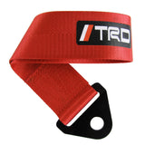 JDM TRD High Strength Tow Strap Front or Rear Bumper Towing Hook Universal
