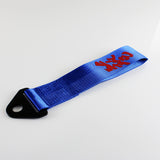 Blue Racing Tow Strap for Front / Rear Bumper