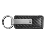 Jeep Gladiator Carbon Fiber Leather Key Fob Key Chain Ring OFFICIAL LICENSED Au-Tomotive Gold