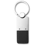Jeep Gladiator Black Leather Chrome Key Fob Key Chain Key Ring Tag OFFICIAL LICENSED Au-Tomotive Gold