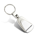 Dodge Logo Tear Drop Authentic Chrome Key Fob Keyring Keychain Tag Lanyard