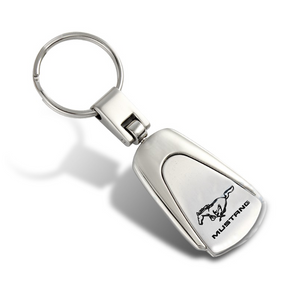For Nissan Logo Tear Drop Authentic Chrome Key Fob Keyring Keychain Lanyard
