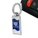 Jeep Gladiator Rectangular Blue Chrome Key Fob Key Chain Key Ring Tag OFFICIAL LICENSED Au-Tomotive Gold