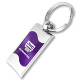 Jeep Gladiator Rectangular Purple Chrome Key Fob Key Chain Key Ring Tag OFFICIAL LICENSED Au-Tomotive Gold
