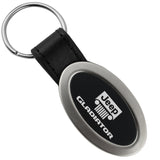 Jeep Gladiator Black Oval Leather Key Fob Key Chain Key Ring Tag OFFICIAL LICENSED Au-Tomotive Gold