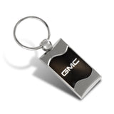 Mitsubishi RED Rectangular Authentic Chrome Key Fob Key ring Keychain Lanyard