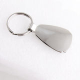 For HONDA ACURA Logo Authentic Metal Chrome Black Tear Drop Key Chain Ring Fob