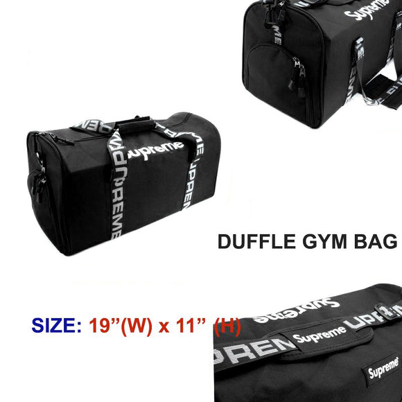 Travel Sport School Supreme3M Gym Duffel Bag - Black