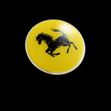 4 pcs SET Ferrari WHEEL Trim CAPS Alloy Racing EMBLEM Badges Stickers 65mm 3D NEW