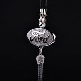 Pendant Diffuser For Ford Car Diamond Perfume Air Freshener Perfume - Lemon