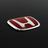 JDM J'S TYPE B 50MM X 40MM RED STEERING EMBLEM BADGE FOR ACCORD CIVIC CRV FIT