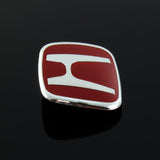 Honda Set of JDM J'S TYPE B 50MM X 40MM RED STEERING EMBLEM BADGE FOR ACCORD CIVIC CRV FIT WITH Center Console Cushion