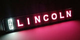 LINCOLN LED Light Car Front Bumper Grille Badge Illuminated Emblem Luminescent Decal Sticker