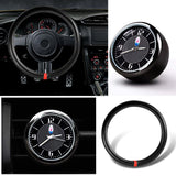 MASERATI Set of Car 15" Steering Wheel Cover Carbon Fiber Look Leather with Exquisite Clock