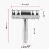 Silver NISMO NISSAN Car Shift Knob Aircraft Joystick Transmission Racing Gear Shifter