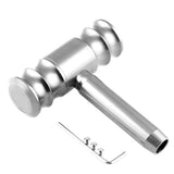 Silver MUGEN Honda Civic Type R Car Shift Knob Aircraft Joystick Transmission Racing Gear Shifter