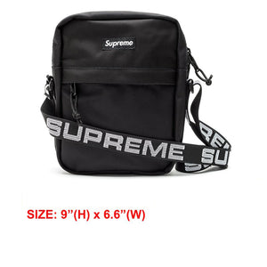Travel Sport School 9" Supreme3M Shoulder Bag Crossbody Bag - Black