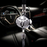 Pendant Diffuser For Toyota Car Diamond Perfume Air Freshener Perfume - Rose