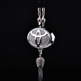 Pendant Diffuser For Toyota Car Diamond Perfume Air Freshener Perfume - Rose