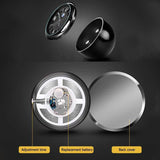 VOLVO Set of Car 15" Steering Wheel Cover Carbon Fiber Look Leather with Exquisite Clock