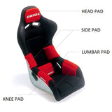 Bride Red Head Pad for Bride Bucket Seats