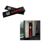 Mugen Honda Set Car Center Console Armrest Cushion Mat Pad Cover with Seat Belt Cover Set