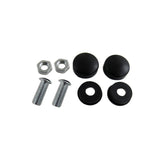 JDM BRIDE Black ABS License Plate Frame with Caps for Honda Civic Acura 1PCS