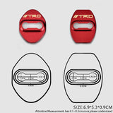 Blue Stainless Steel Door Lock Door Striker Cover Set for TRD